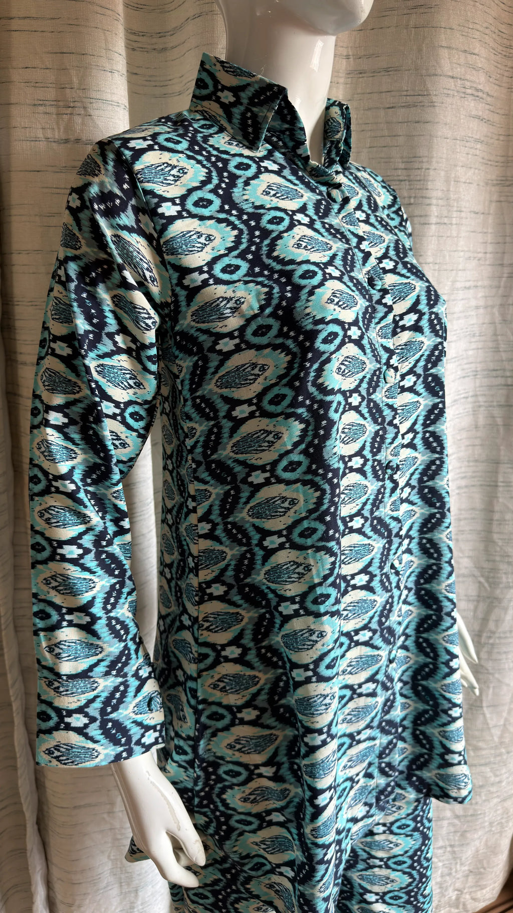Geometric Teal Co-Ord Set
